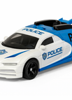 Polizei Sportwagen blau