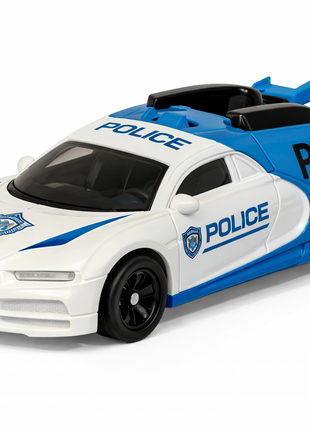 Realistische Metall-Polizeiautos im Set