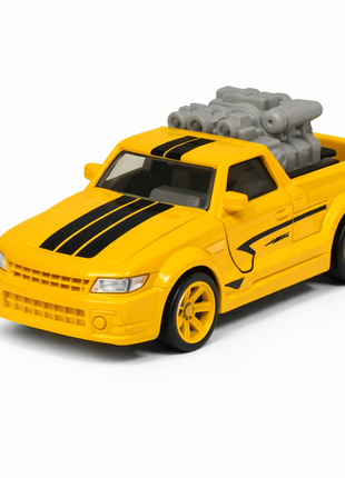 Metall Rennwagen Set mit Schiebefunktion