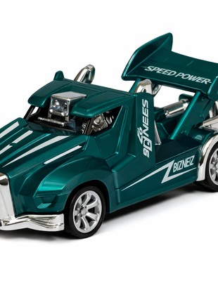 Metall Rennwagen Set mit Schiebefunktion
