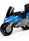 Blaues Motorrad