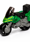 Grünes Motorrad