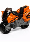 Oranges Rennmotorrad