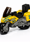 Gelbes Motorrad