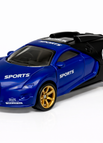 Sportwagen goldene Felgen