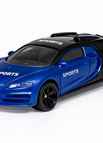 Sportwagen schwarze Felgen