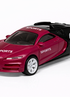 Sportwagen rot schwarz