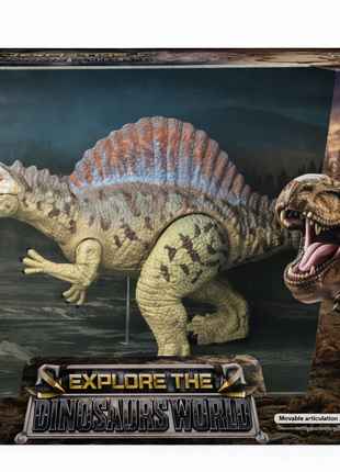 Dinosaurier-Modell mit Sound & beweglichen Gelenken (Brachiosaurus oder Spinosaurus)