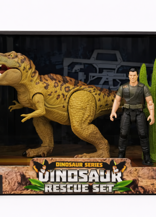 Dinosaurier Rescue Set – Figuren- & Zubehör-Set (Dinosaur Series)