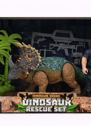 Dinosaurier Rescue Set – Figuren- & Zubehör-Set (Dinosaur Series)