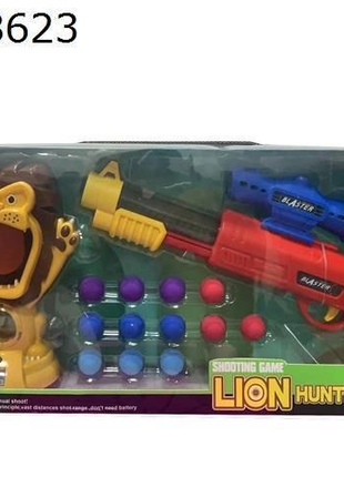 Lustiges Löwen-Schießspiel mit Luftdruck-Ballblaster