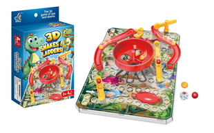 3D Schlangen & Leitern Abenteuerspiel