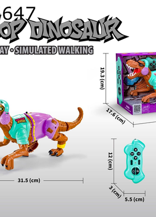Faszinierender Hip-Hop Dinosaurier mit Fernbedienung
