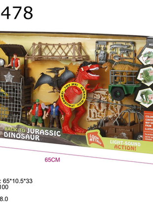 Jurassic Dinosaur Abenteuer Set mit Licht & Sound