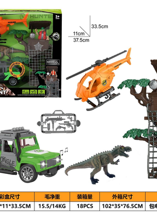 Abenteuerliches Dinosaurier-Spielset