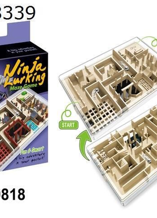 Spannendes Ninja-Labyrinthspiel für Kinder