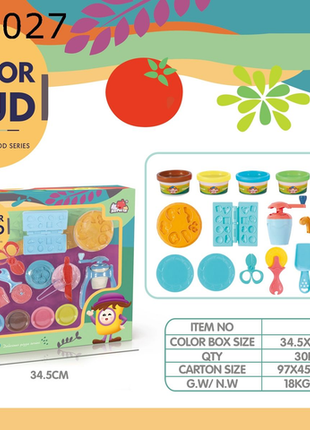 Bunte Knetset Küchenabenteuer für kreatives Spiel