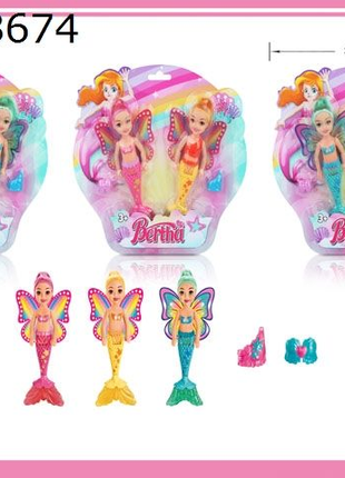 Fantasievolle Meerjungfrauen-Spielfiguren mit Flügeln