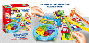 Farbenfrohes Hammer-Spiel mit Kategorien