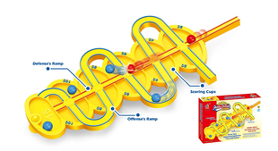 Faszinierendes Gelbes Kugelspiel für Taktik und Geschick