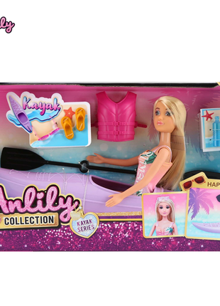 Anlily Paddel-Abenteuer Puppe mit Kajak