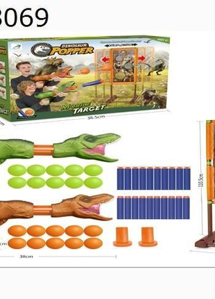 Dinosaurier-Action-Spielset mit Zielscheibe