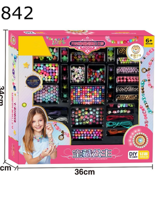 Funkelndes DIY Prinzessinnen-Armband Bastelset