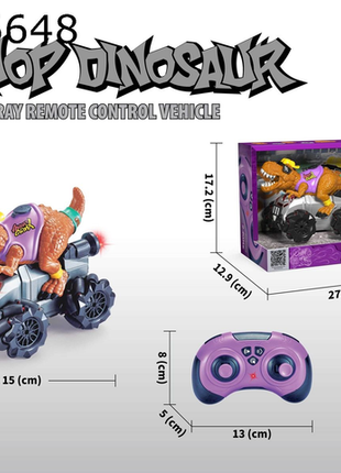 Dynamisches Dino RC Stunt Car mit Licht und Sound