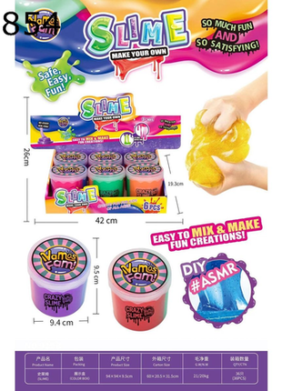 Bunter DIY-Slime für Kreativen Spielspaß