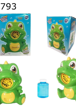 Spritzige Dinosaurier-Seifenblasenmaschine für Kinder